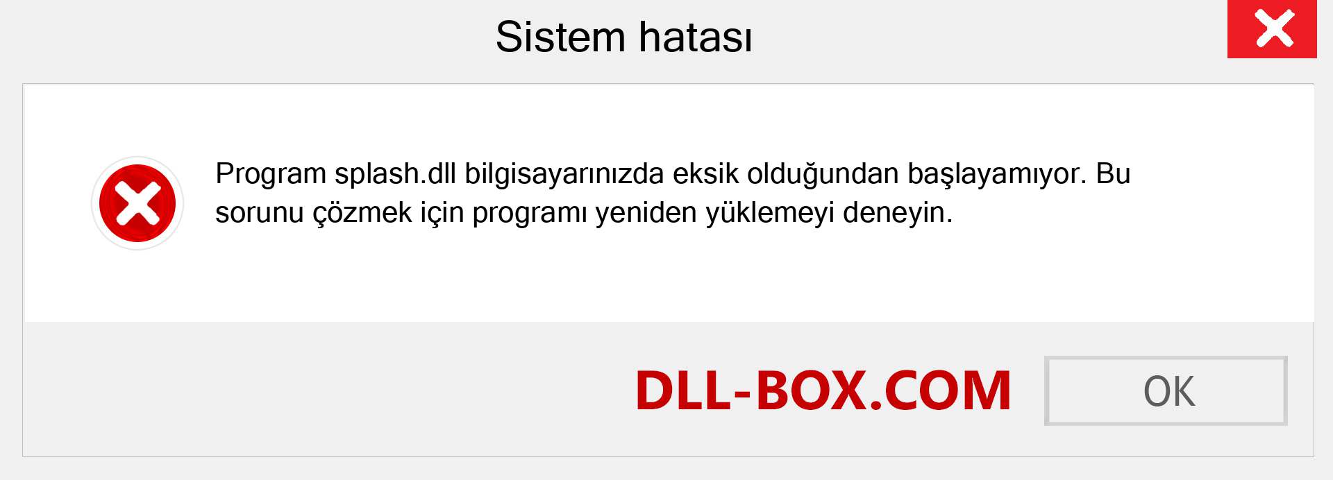 splash.dll dosyası eksik mi? Windows 7, 8, 10 için İndirin - Windows'ta splash dll Eksik Hatasını Düzeltin, fotoğraflar, resimler